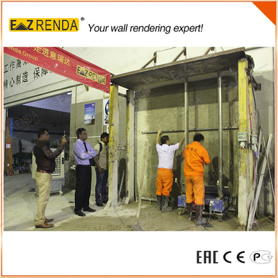 Wall Gypsum Mortar Rendering Machine / Automatic Rendering Equipment