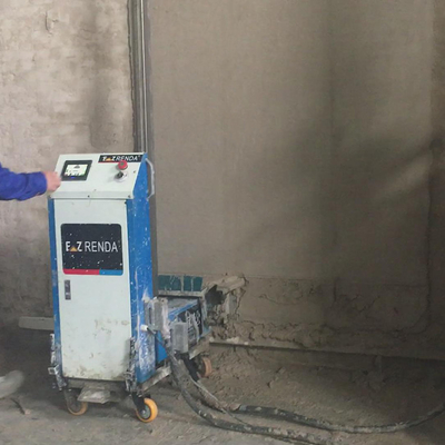 220V Automatic Plastering Machine Easy Re - Positional Touch Screen One Person Opearted