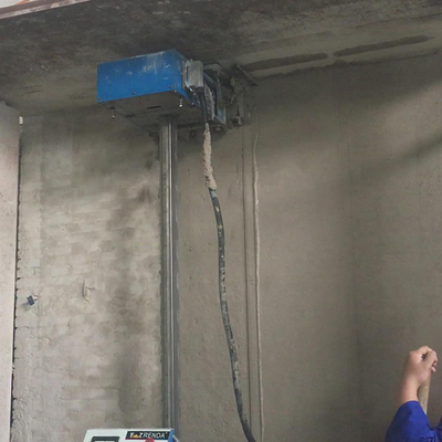 220V Automatic Plastering Machine Easy Re - Positional Touch Screen One Person Opearted