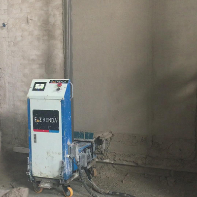 220V Automatic Plastering Machine Easy Re - Positional Touch Screen One Person Opearted