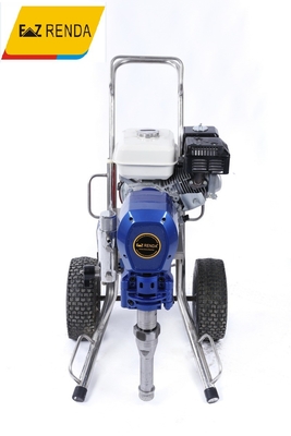 68Kgs Portable Electric Airless Farba w sprayu / Gasoline Spray Putty Powder Cement Spray Machine